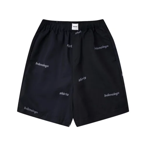 Шорты Balenciaga With The Inscription "Black"