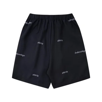 Шорты Balenciaga With The Inscription "Black" фото № 6