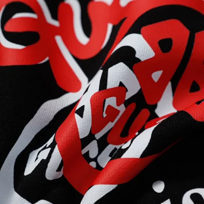 Шорты Balenciaga X Gucci Large Logos "Black" фото № 2