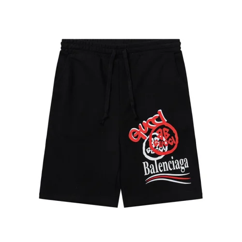 Шорты Balenciaga X Gucci Large Logos "Black"