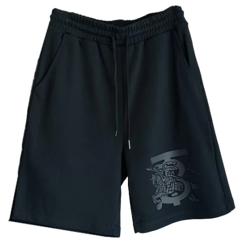 Шорты Burberry Large Logo With A Rider "Black"