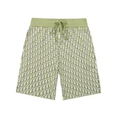 Шорты Dior With A Monogram Print Of The Brand "Green/White"