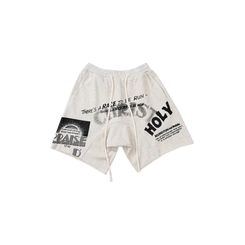 Шорты Fear Of God X Rrr123 With Inscriptions "Beige"