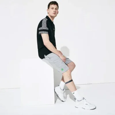 Шорты Lacoste Logo Club "Light Gray" фото № 6