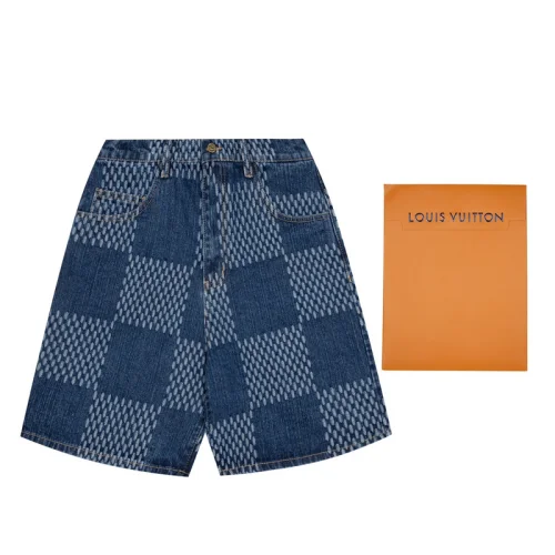 Шорты Louis Vuitton Checkered Pattern "Blue"