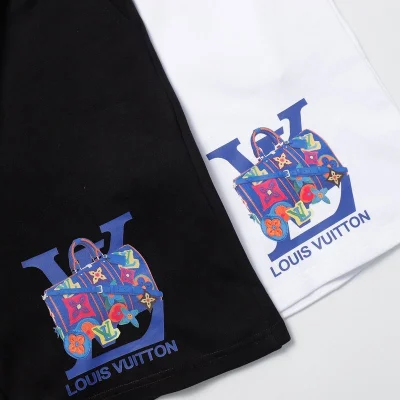 Шорты Louis Vuitton With Suitcase In The Corner "White" фото № 7