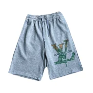 Шорты Louis Vuitton Large Letters of the Logo "Gray"