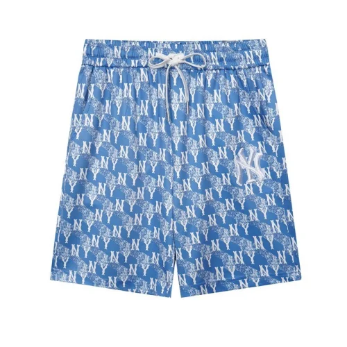 Шорты MLB With White Monogram Print "Blue"