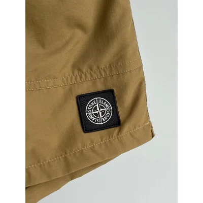 Шорты Stone Island With A Cloth Strap "Browm/Yellow" фото № 6