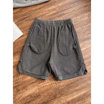 Шорты Stone Island Cotton With A Logo Patch "Black/Gray" фото № 2