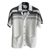 Кардиган Casablanca Upside Gray And Black Lines "White"