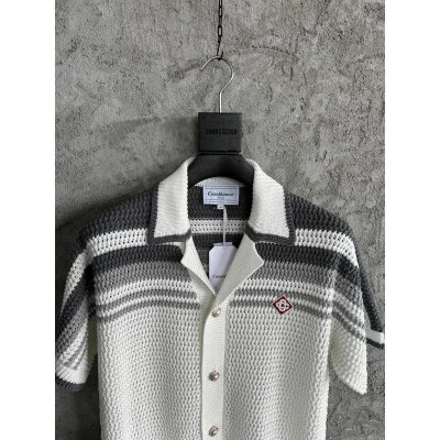 Кардиган Casablanca Upside Gray And Black Lines "White" фото № 2