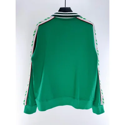 Олимпийка Casablanca Green Leaves On The Sides "Green" фото № 5