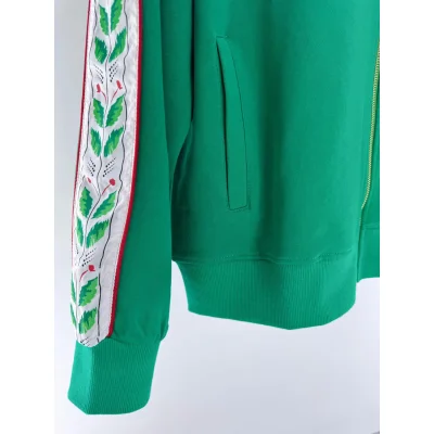 Олимпийка Casablanca Green Leaves On The Sides "Green" фото № 4