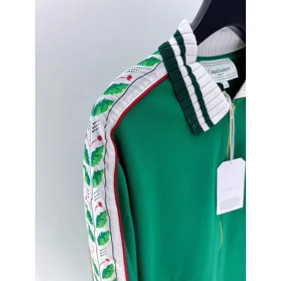 Олимпийка Casablanca Green Leaves On The Sides "Green" фото № 3