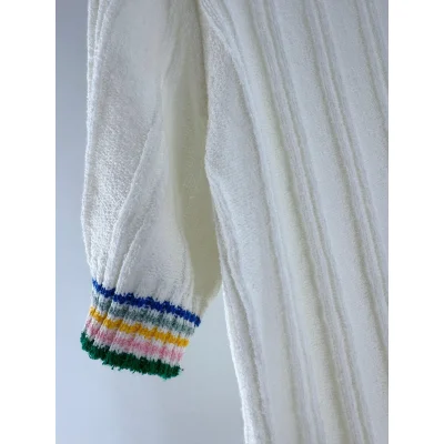 Рубашка Casablanca Down Colorful Lines "Beige" фото № 3