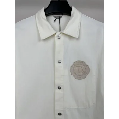 Рубашка Christian Dior Brown Stripe Dior Atelier 1947 "Beige" фото № 2 Рубашка Christian Dior Brown Stripe Dior Atelier 1947 "Beige" фото № 2