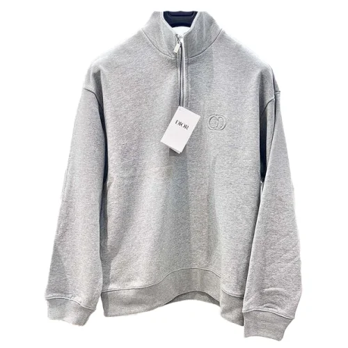Свитшот Christian Dior CD Frontside Logotype "Gray"