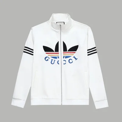 Спортивный Костюм Gucci X Adidas With Lettering And Logos "White" фото № 5 Спортивный Костюм Gucci X Adidas With Lettering And Logos "White" фото № 5