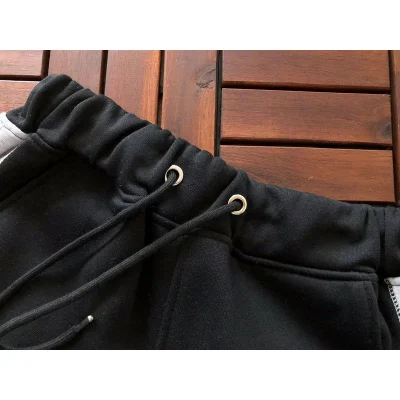 Штаны Trapstar Bicolor With Colorful Embroidered Logo Lettering "Black,Red" фото № 6