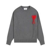 Свитер Amiri Large Logo - Heart And Letter "Gray"