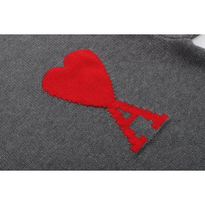 Свитер Amiri Large Logo - Heart And Letter "Gray" фото № 6