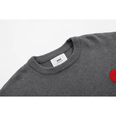 Свитер Amiri Large Logo - Heart And Letter "Gray" фото № 7