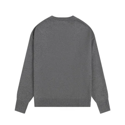 Свитер Amiri Large Logo - Heart And Letter "Gray" фото № 8