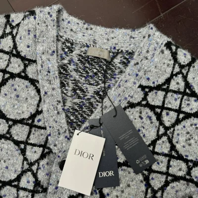 Кардиган Christian Dior Circles Print "Gray" фото № 4