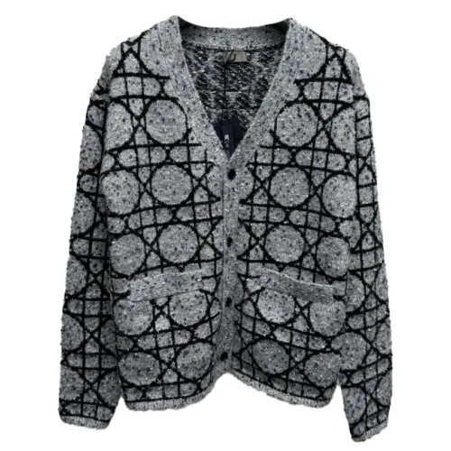 Кардиган Christian Dior Circles Print "Gray"