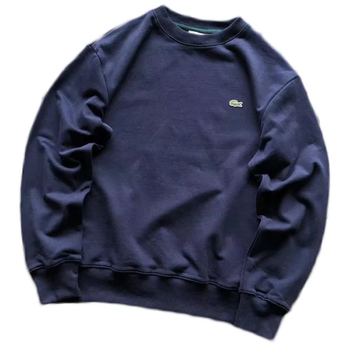 Свитшот Lacoste Plain And Small Logo Front "Blue"