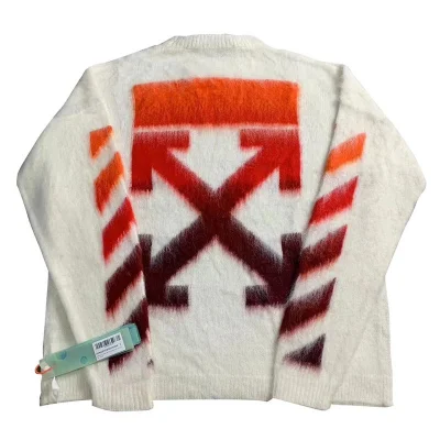 Свитер Off White With Logo "White" фото № 3