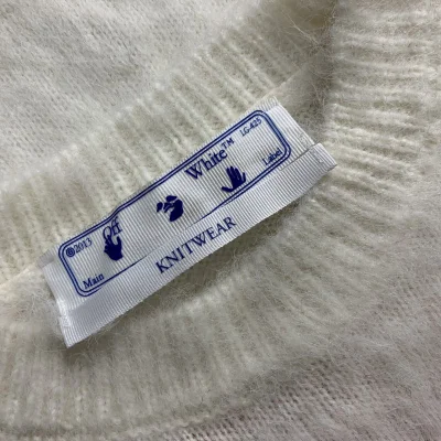 Свитер Off White With Logo "White" фото № 6