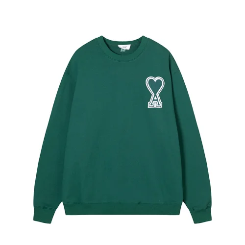 Свитшот Amiri Large Heart Logo And Letters "Green"