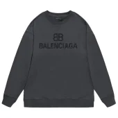 Свитшот Balenciaga With Black Text Logo "Black/Gray"