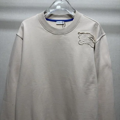 Свитшот Burberry Frontside Print Clear Stripe Horse "White" фото № 2