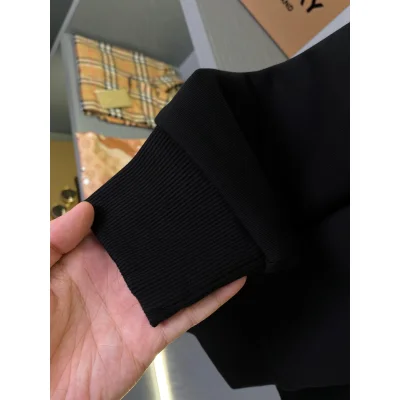 Худи Burberry Frontside White Stripe Black Warrior And Horse "Black" фото № 6