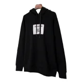 Худи Burberry Frontside White Stripe Black Warrior And Horse "Black"