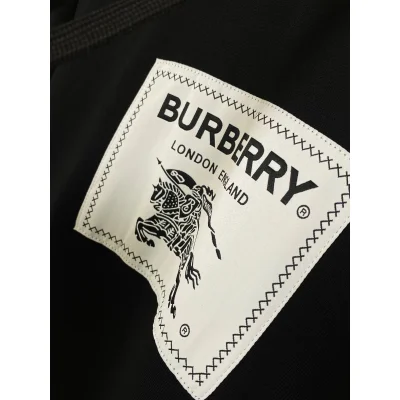 Худи Burberry Frontside White Stripe Black Warrior And Horse "Black" фото № 5