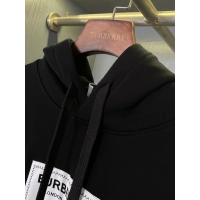 Худи Burberry Frontside White Stripe Black Warrior And Horse "Black" фото № 4