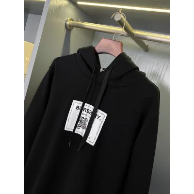 Худи Burberry Frontside White Stripe Black Warrior And Horse "Black" фото № 2