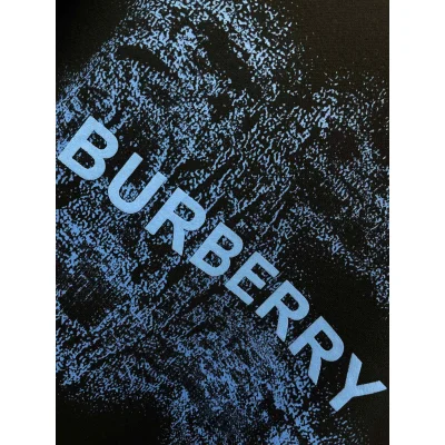 Свитшот Burberry Frontside Print Blue Warrior And Horse Blue Logo "Black" фото № 3