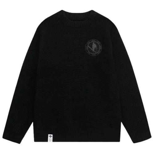 Свитшот Christian Dior Print Gray Skier In Circle "Black"