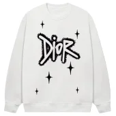 Свитшот Christian Dior Frontside Print Stars "White"