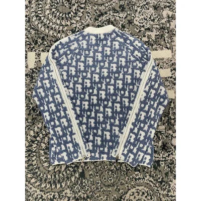 Свитшот Christian Dior Bushi Logos Dior Print "Navy Blue" фото № 5