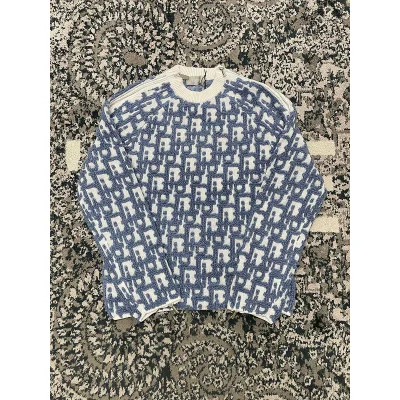 Свитшот Christian Dior Bushi Logos Dior Print "Navy Blue" фото № 3