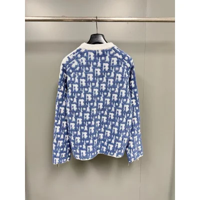 Свитшот Christian Dior Bushi Logos Dior Print "Navy Blue" фото № 2