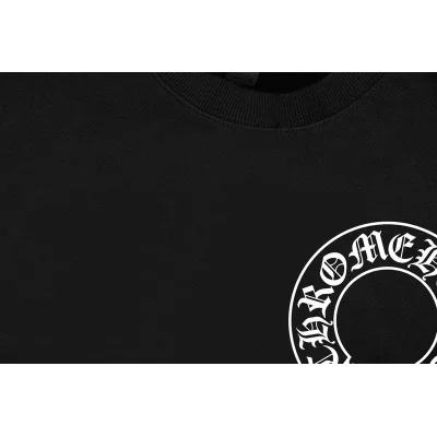 Свитшот Chrome Hearts With Horseshoe Logo "Black" фото № 5