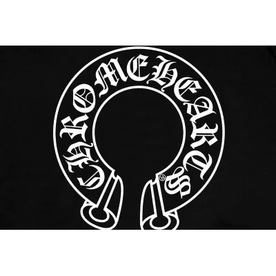 Свитшот Chrome Hearts With Horseshoe Logo "Black" фото № 6