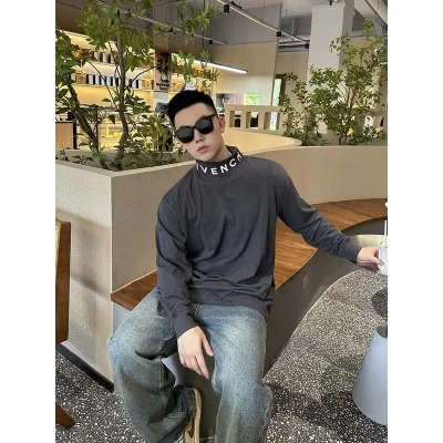 Худи Givenchy Collar Print "Gray" фото № 7